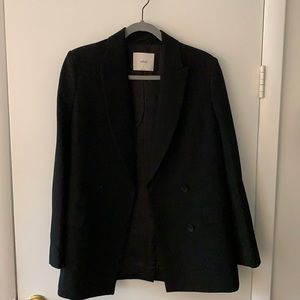 Aritzia Wilfred double breasted oversized blazer Black size 4